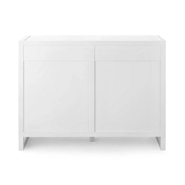 Newton Large 8-Drawer White Pearl