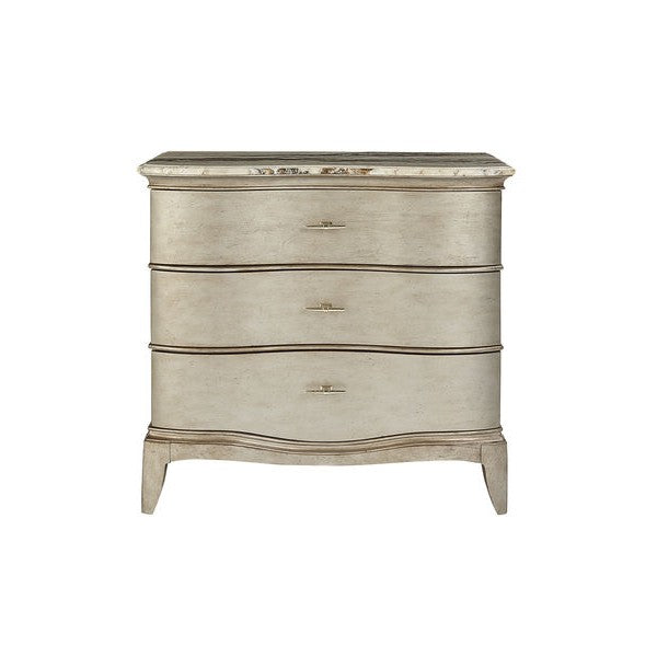 Starlite Bachelor Chest - Silver, White