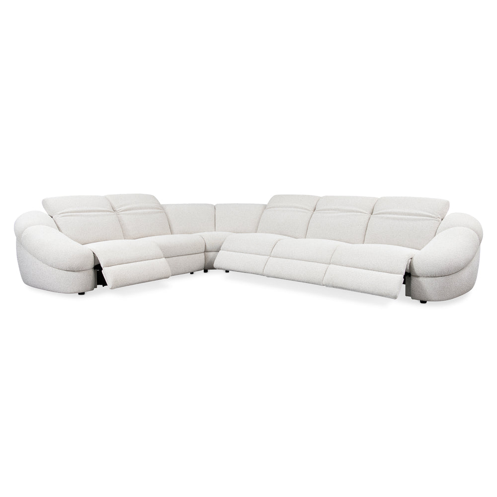 Massimo 6-Piece Fabric Power Motion Sectional Recliner