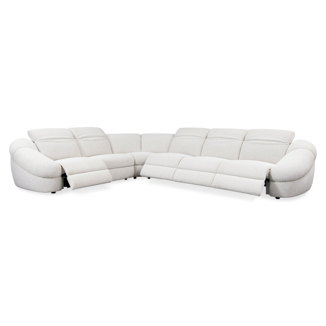 Massimo 6-Piece Fabric Power Motion Sectional Recliner