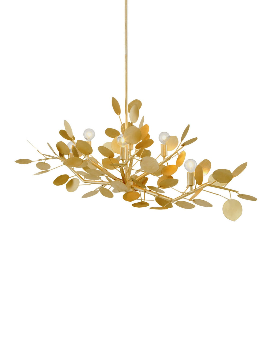 Chandeliers Lunaria Gold Oval Chandelier
