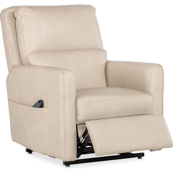 Flynn Power Recliner w/ Power Headrest, Lumbar, and Lift - Beige