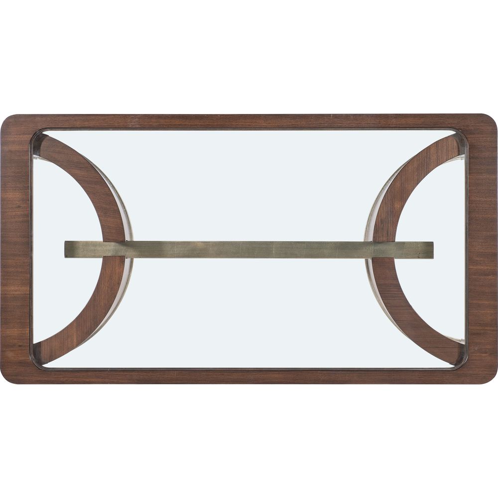 Coffee Tables Vibrance Contours Cocktail Table - Dark Wood
