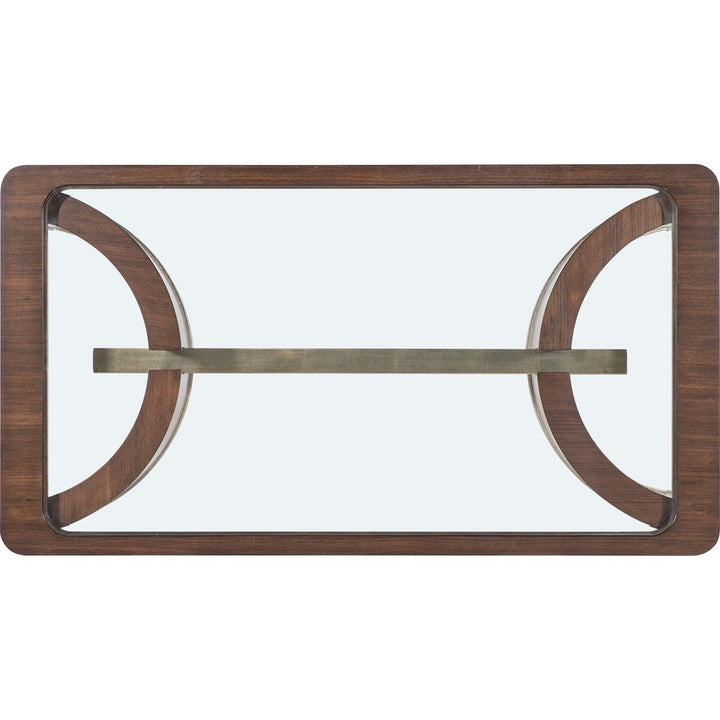 Coffee Tables Vibrance Contours Cocktail Table - Dark Wood