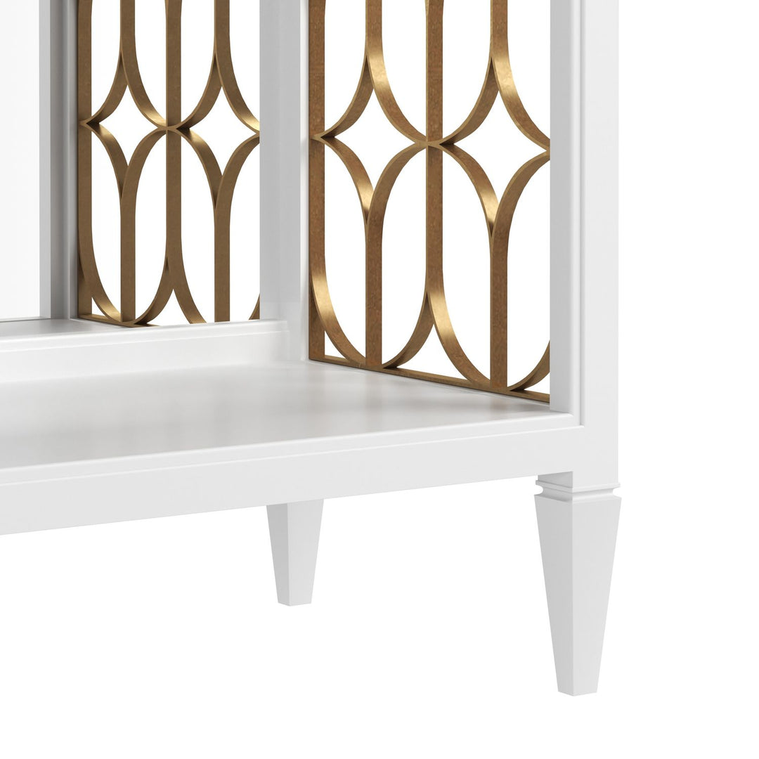 Eave Etagere/Bookcase Uplifting White