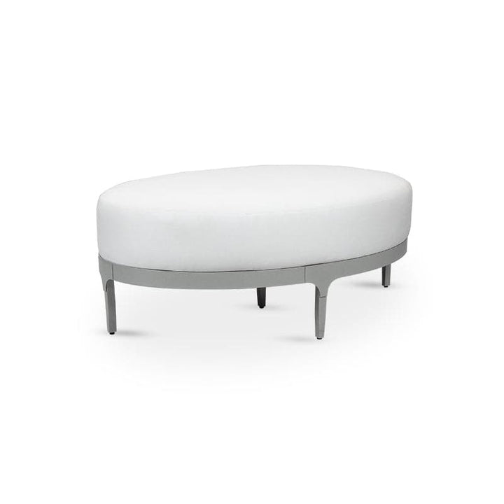 Amalfi Oval Ottoman-Woodbridge Furniture-WOODB-O-7007-M9-Stools & Ottomans-1-France and Son