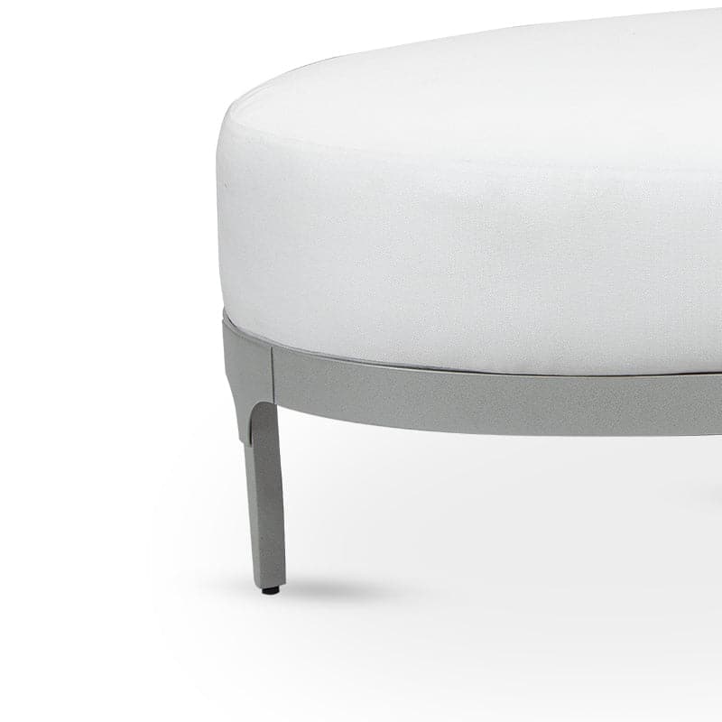 Amalfi Oval Ottoman-Woodbridge Furniture-WOODB-O-7007-M9-Stools & Ottomans-3-France and Son