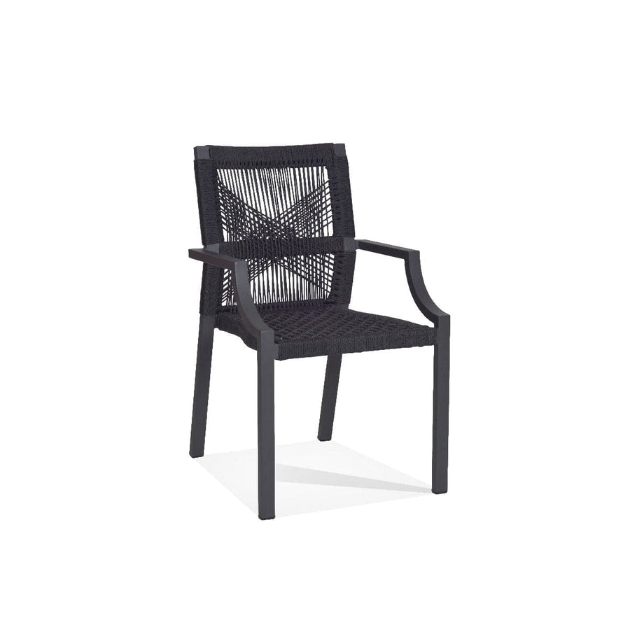 Bellevue Outdoor Stackable Arm Chair-Woodbridge Furniture-WOODB-O-704-84-Outdoor Dining Chairs-1-France and Son