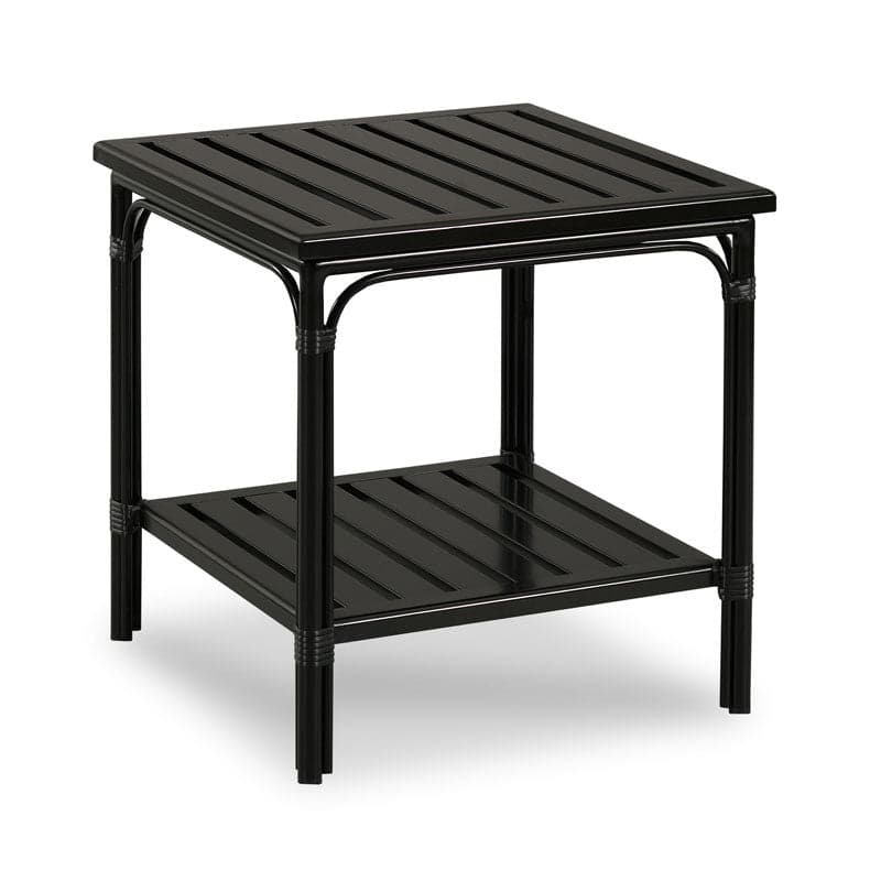 Carlyle Outdoor Side Table-Woodbridge Furniture-WOODB-O-TF113-72-Outdoor Side TablesBlack-3-France and Son