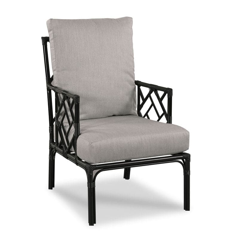 Carlyle Arm Chair-Woodbridge Furniture-WOODB-O-TF702-72-Lounge ChairsBlack-1-France and Son