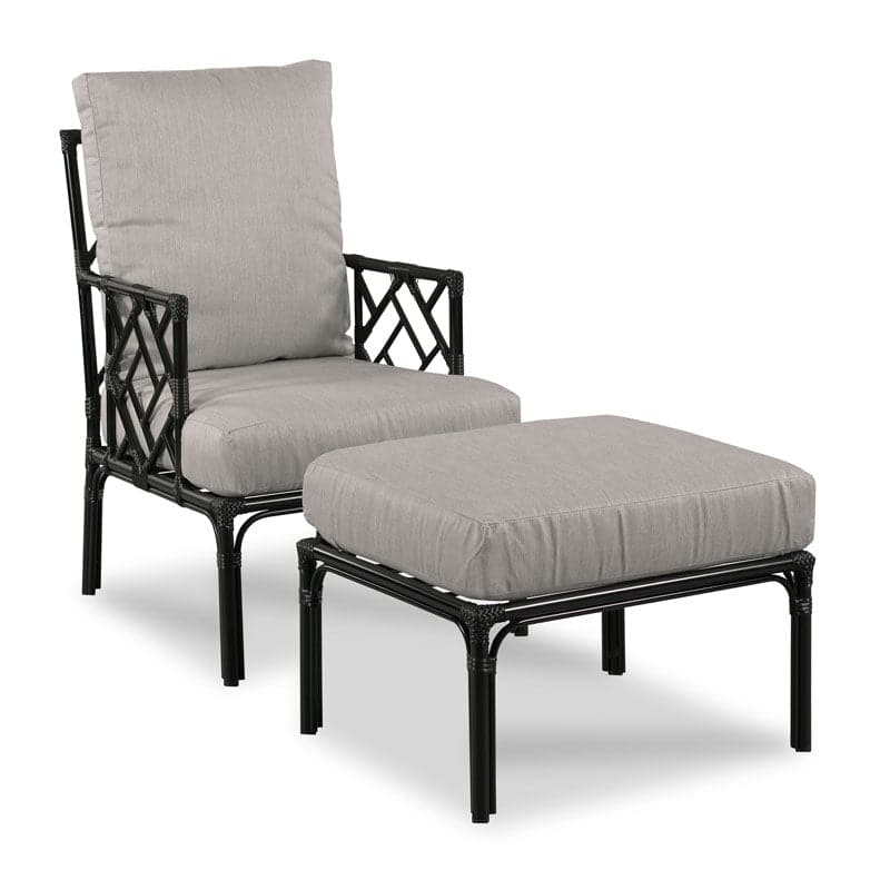 Carlyle Arm Chair-Woodbridge Furniture-WOODB-O-TF702-72-Lounge ChairsBlack-4-France and Son