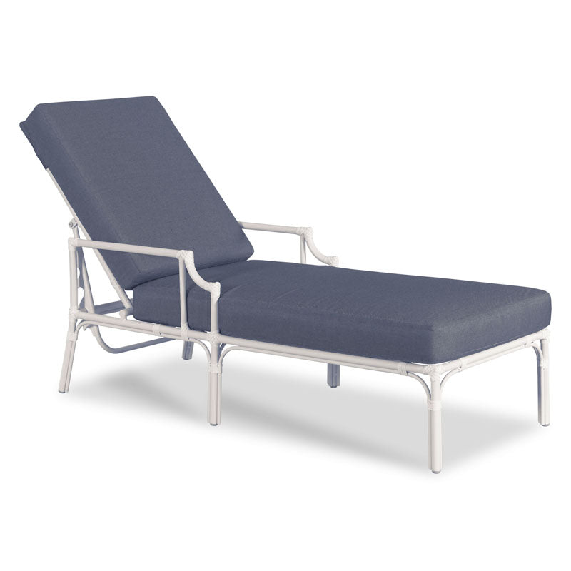 Carlyle Outdoor Chaise-Woodbridge Furniture-WOODB-O-TF705-67-Outdoor ChaisesCloud White Finish-1-France and Son