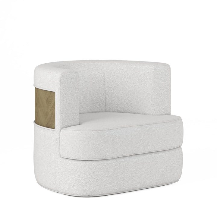 Cassat Swivel Chair - White