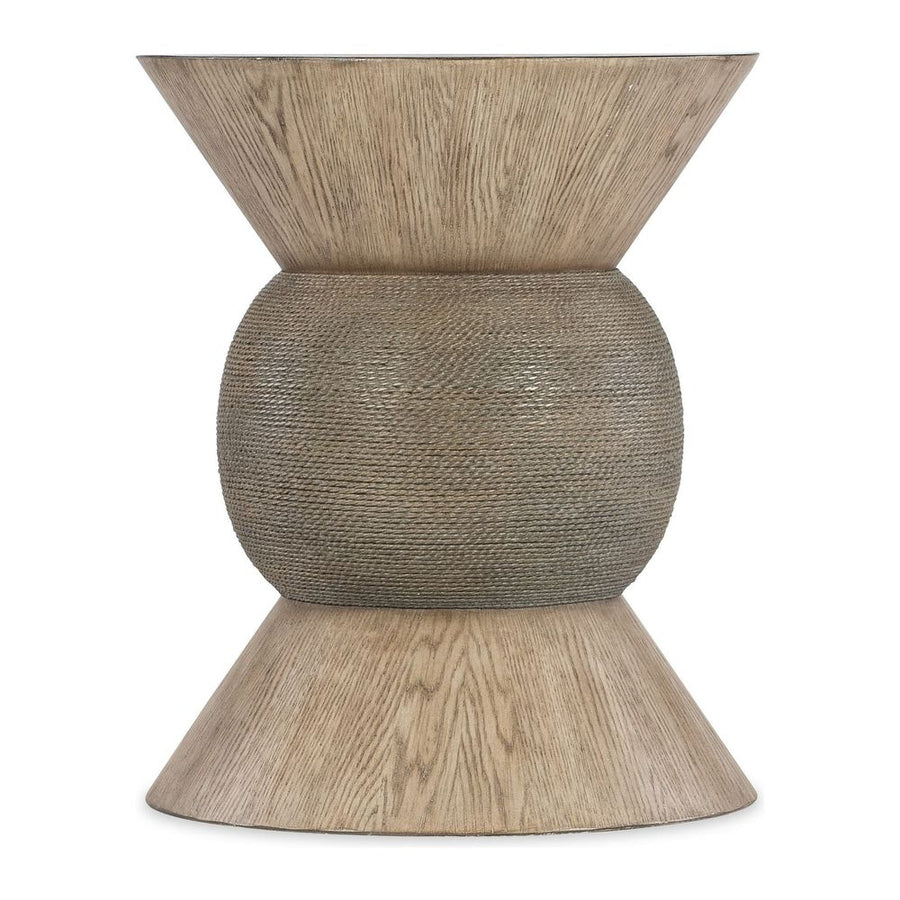 Side Tables Emporium Round Robin Accent Table - Light Wood