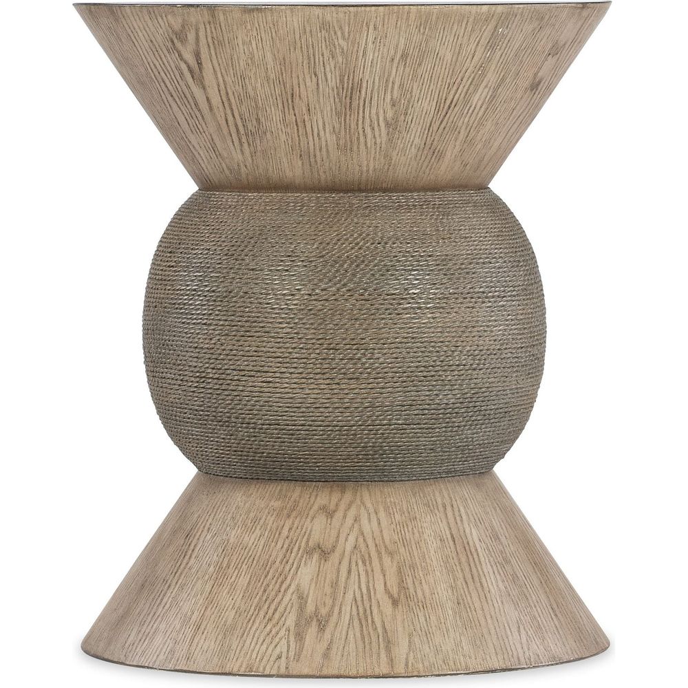 Side Tables Commerce & Market Round Robin Accent Table - Light Wood