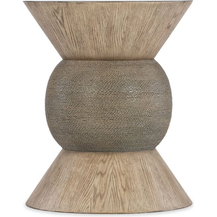 Side Tables Commerce & Market Round Robin Accent Table - Light Wood