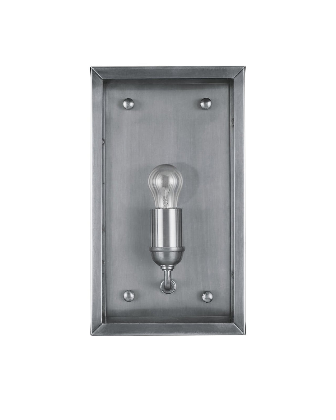 Outdoor Wall Sconces Royster Silver Outdoor Wall Sconce