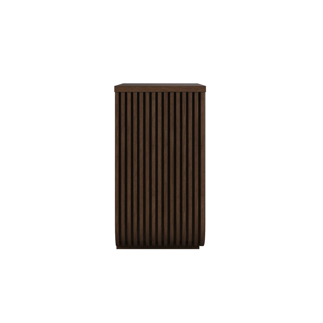 Verge Door Chest — Handcrafted Walnut