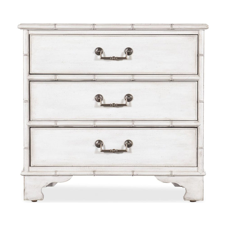 Nightstands Theodore Three-Drawer Nightstand - Whites/Creams/Beiges