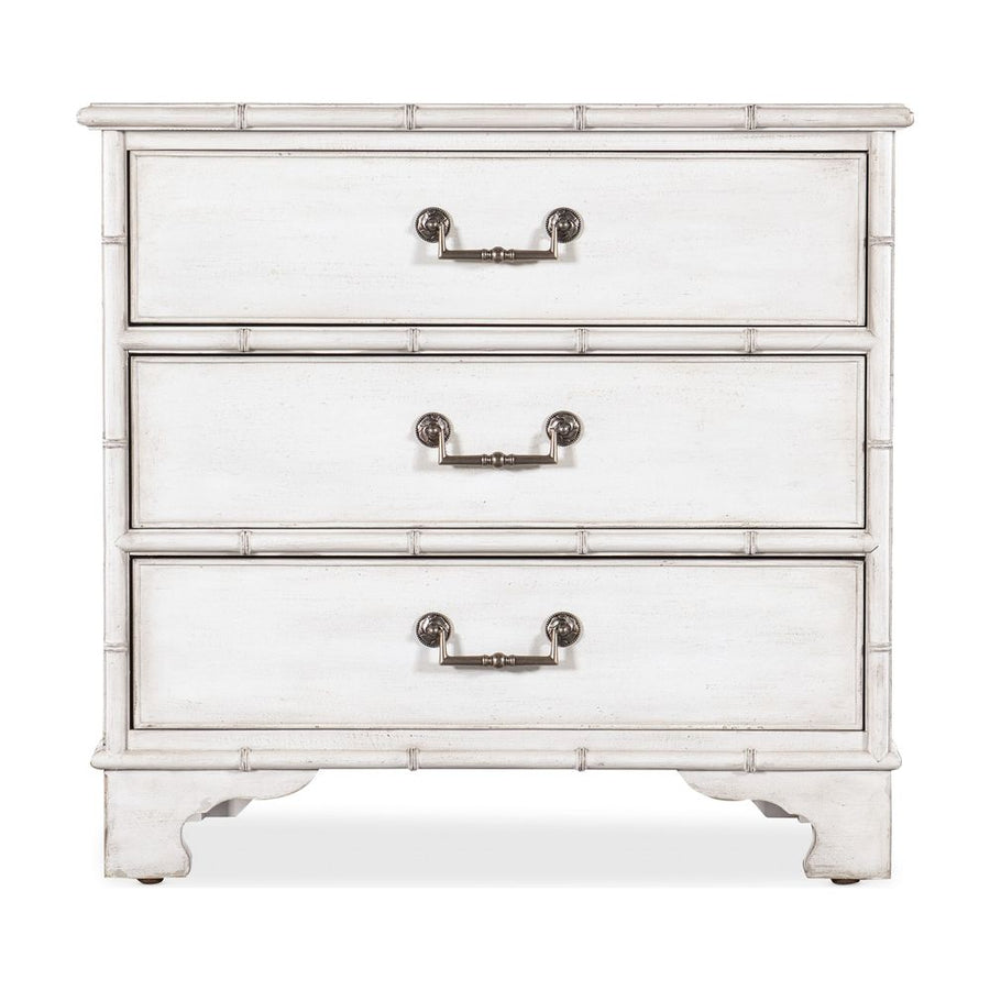 Nightstands Theodore Three-Drawer Nightstand - Whites/Creams/Beiges