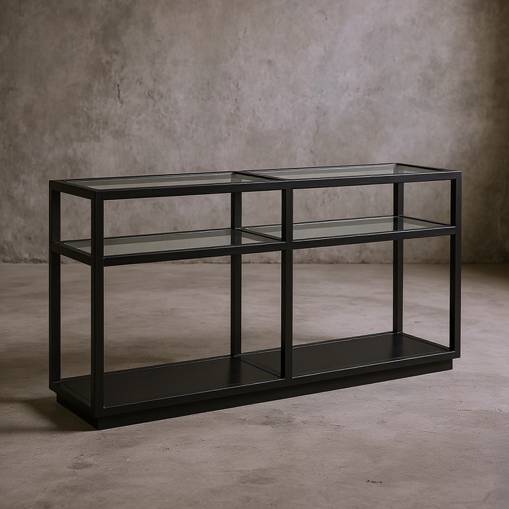 Glaze Console Table Onyx