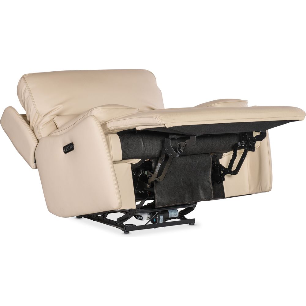 Lounge Chairs: Recliners Elliot Zero Gravity Power Recliner with Power Headrest - Beige