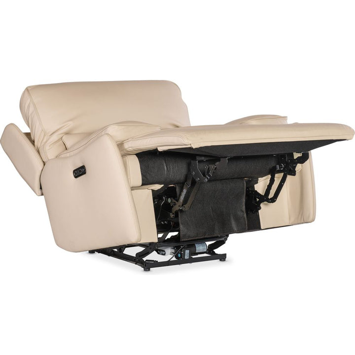 Lounge Chairs: Recliners Elliot Zero Gravity Power Recliner with Power Headrest - Beige