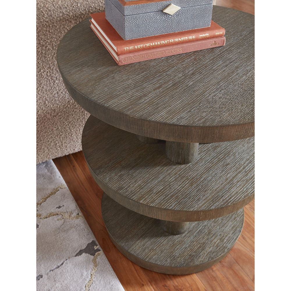 Side Tables Modern Mood Round Side Table - Dark Wood