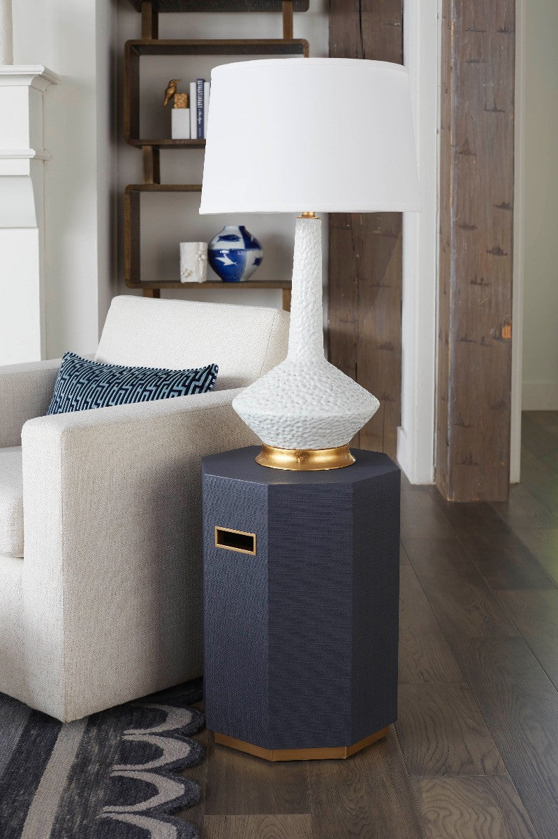 Octavia Side Table, Storm Blue