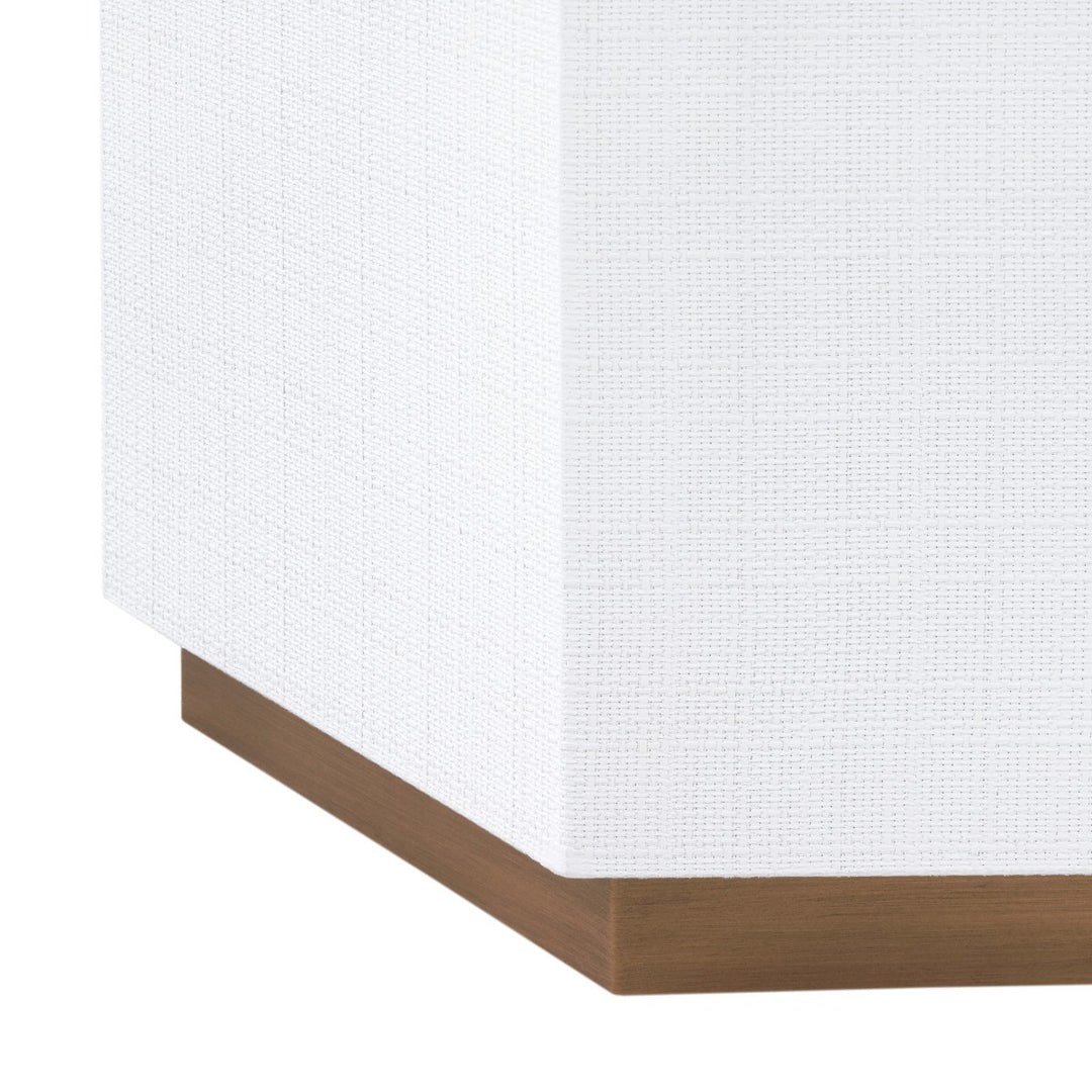 Octavia Side Table, Vanilla