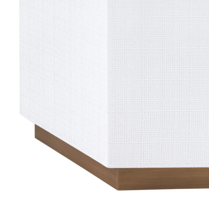 Octavia Side Table, Vanilla