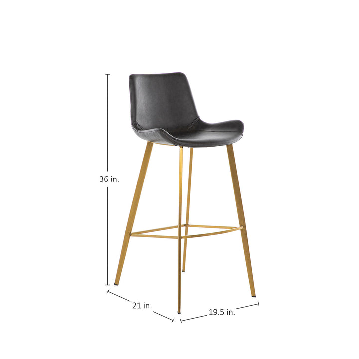 Gabby Hines counter stool overall dimensions