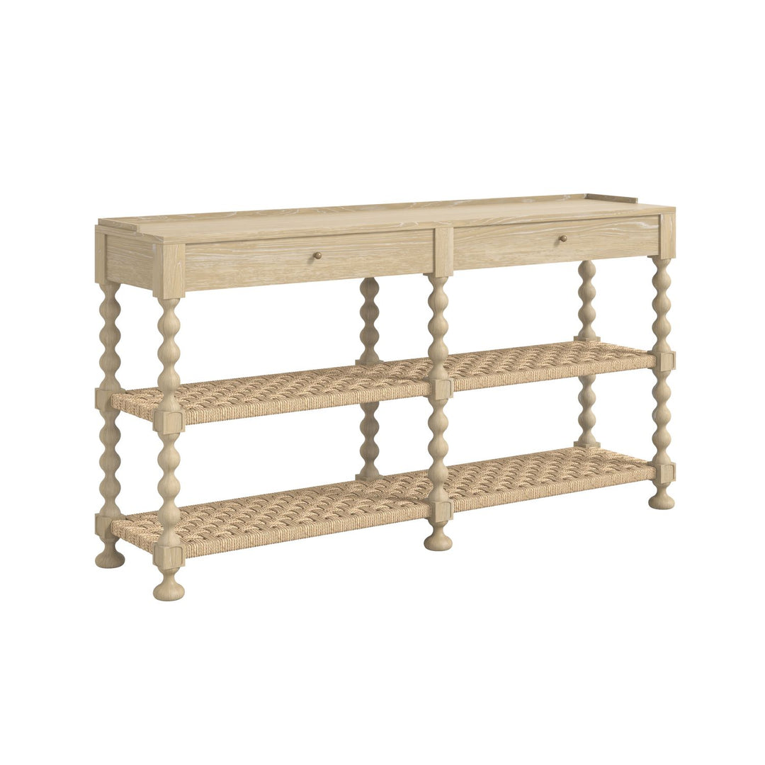 Haven Console Table — Sun Oak
