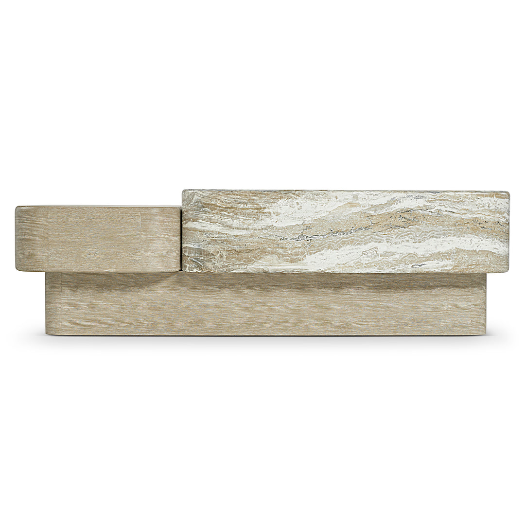 Arcadia Faux Stone Cocktail Table