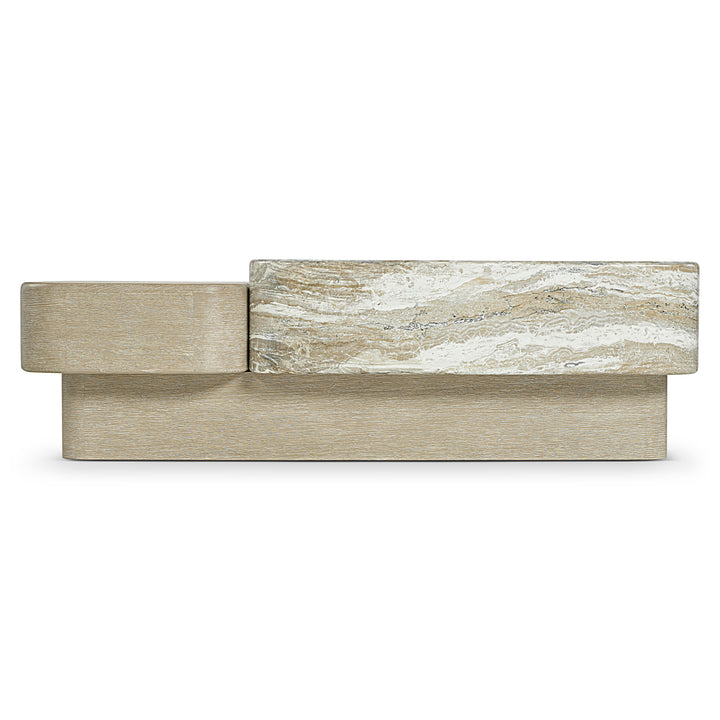Arcadia Faux Stone Cocktail Table