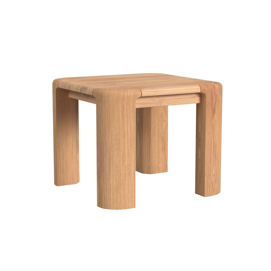 Outdoor Side Tables Natural Teak End Table
