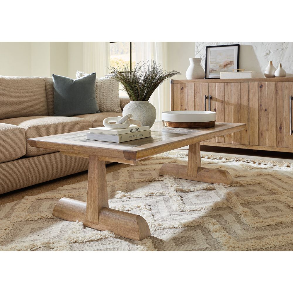 Coffee Tables Terrace Row Rectangle Cocktail Table - Light Wood