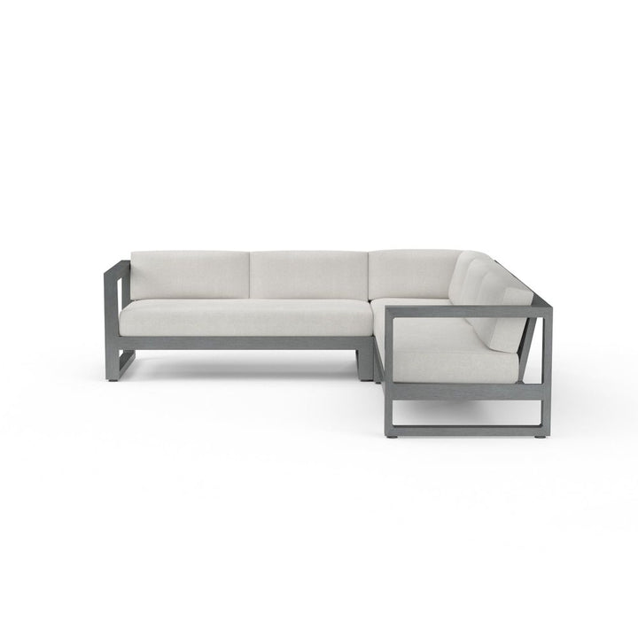 Outdoor Sofas and Sectionals Redondo Sectional in Cast Silver, No Welt