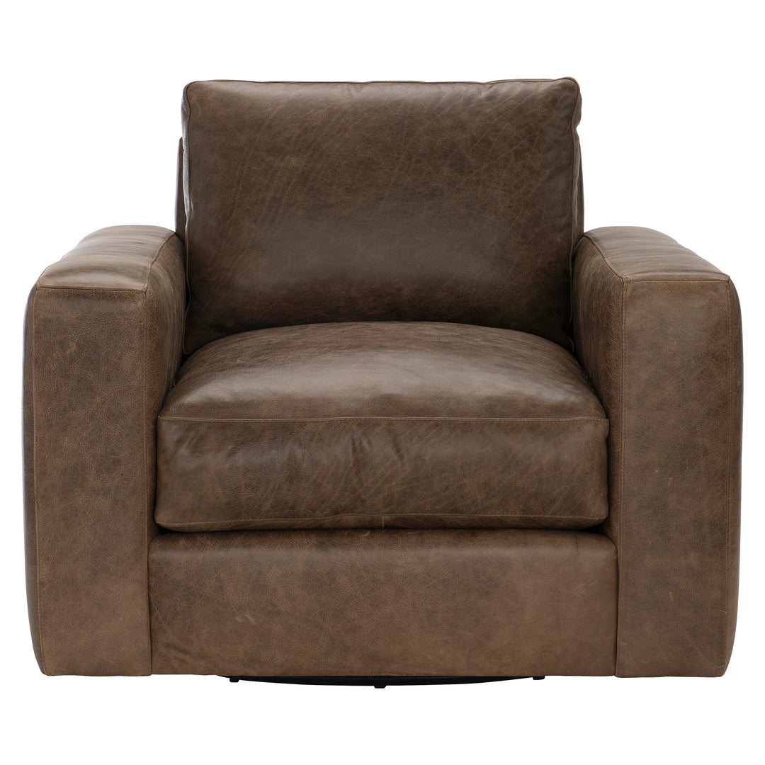 Dawkins Leather Swivel Chair