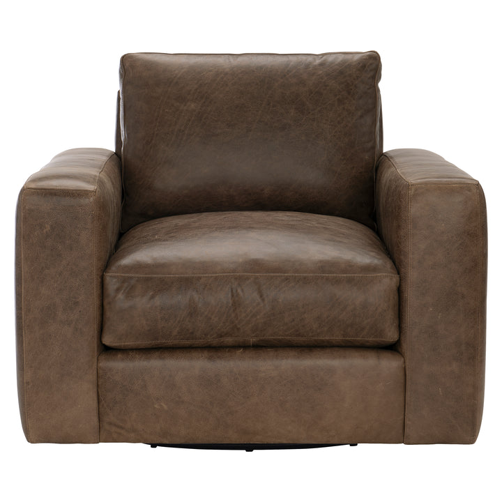 Dawkins Leather Swivel Chair
