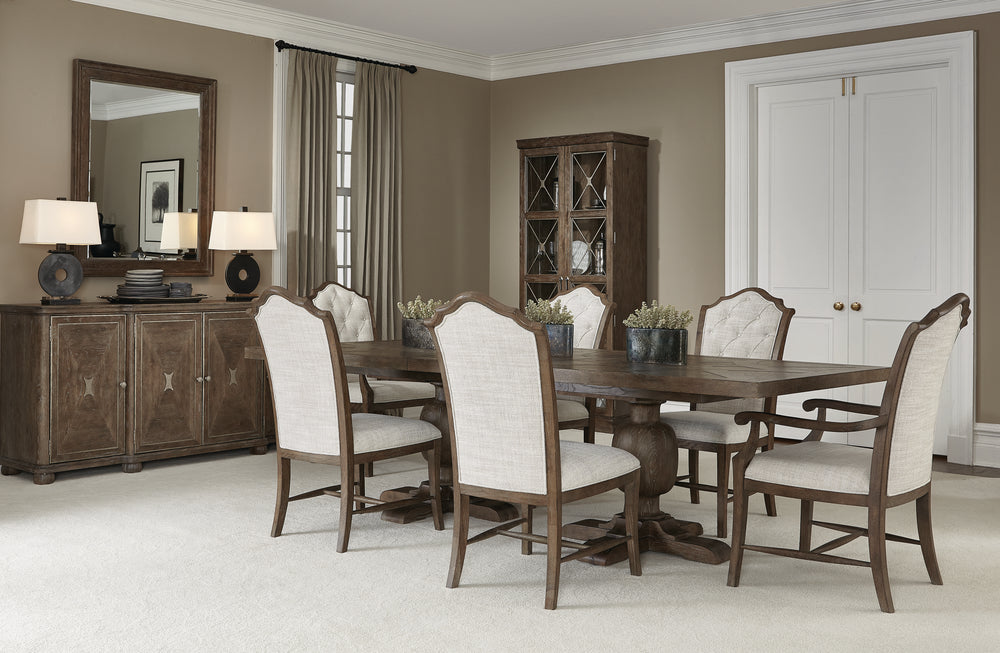 Rustic Patina Side Chair in Peppercorn Finish