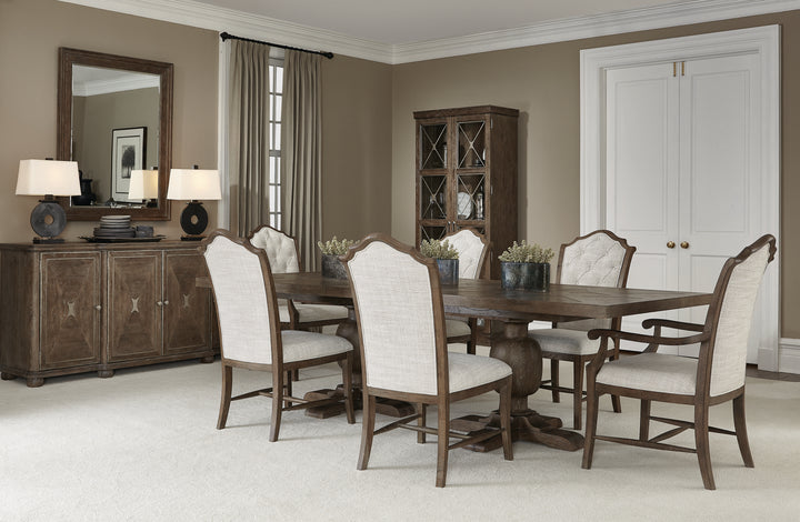 Rustic Patina Side Chair in Peppercorn Finish