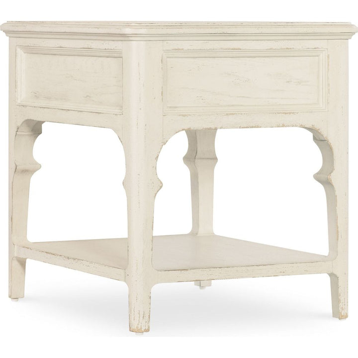 Americana End Table - Whites/Creams/Beiges