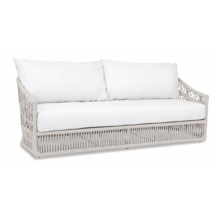 Outdoor Sofas and Sectionals Dana Rope Sofa in Linen Canvas w/ Self Welt