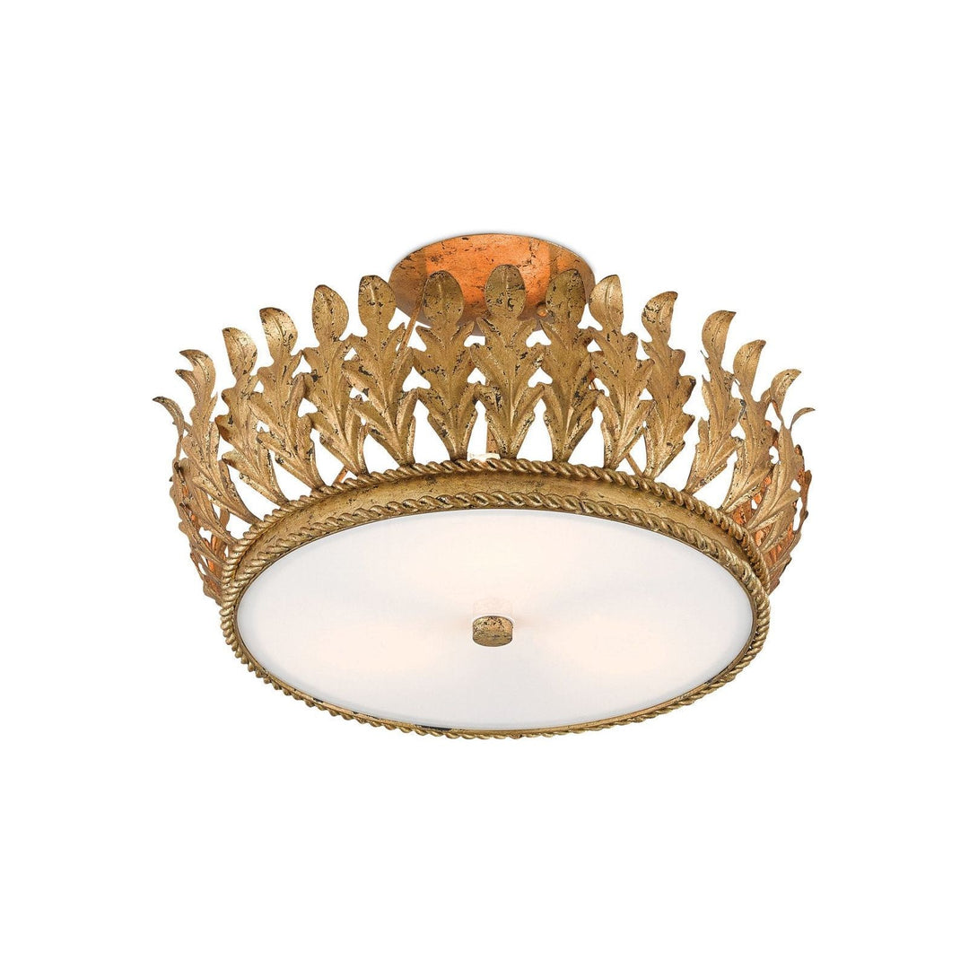 Biddulph Gold Semi-Flush Mount