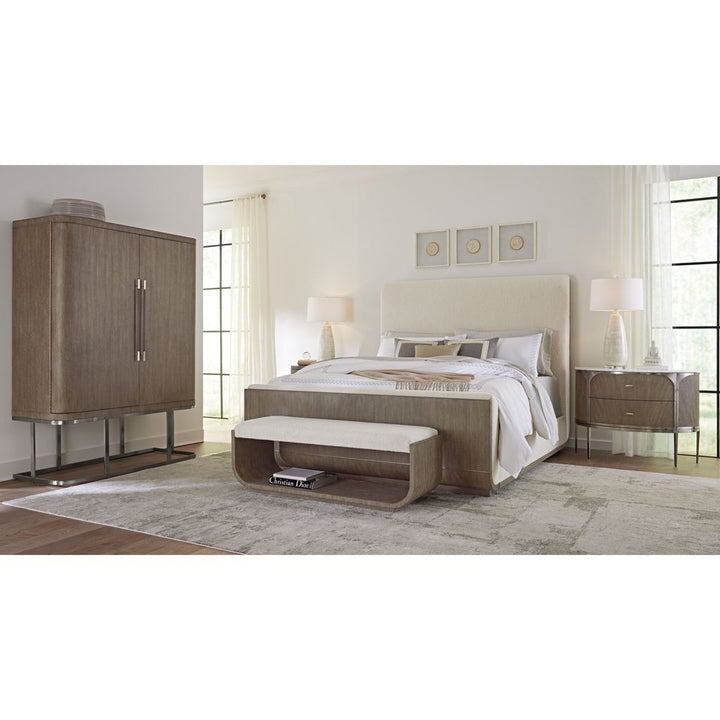 Benches Pulse Bed Bench - Dark Wood