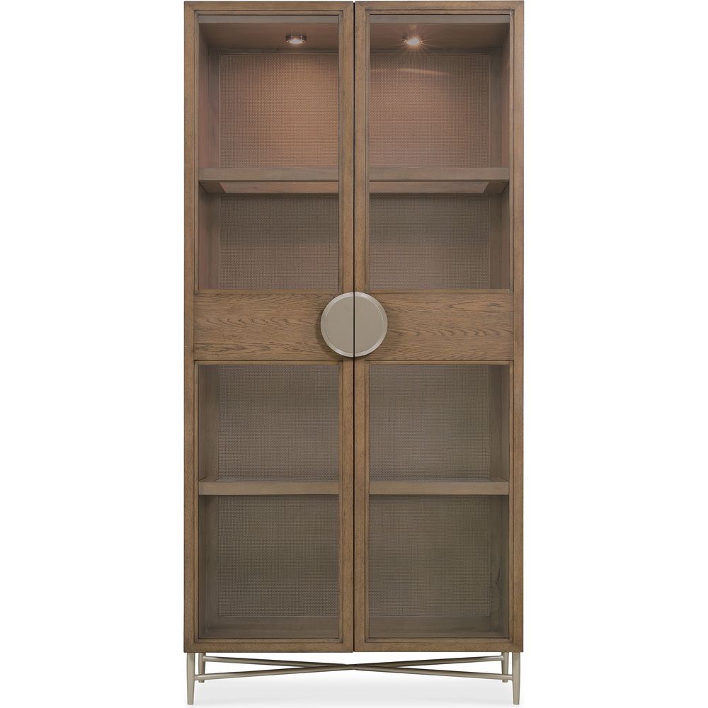 Sonnet Display Cabinet - Medium Wood