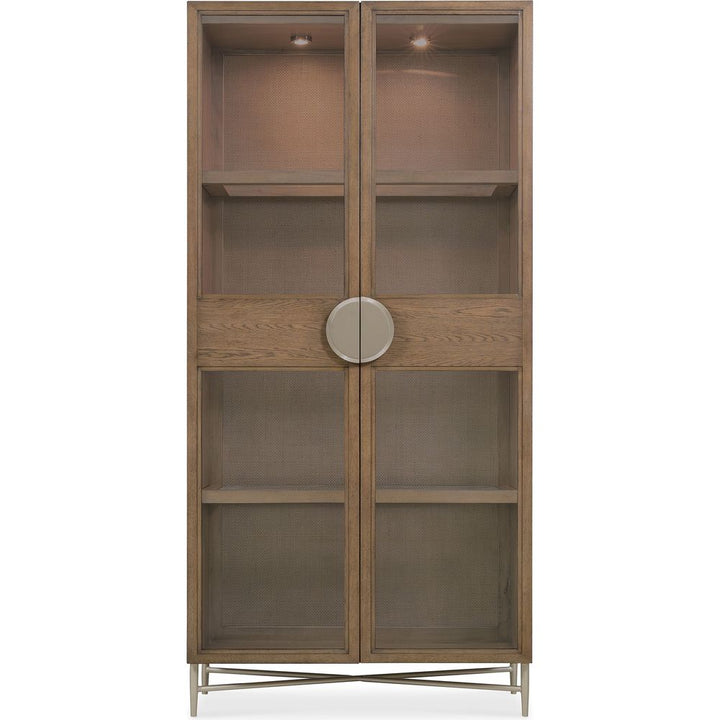 Sonnet Display Cabinet - Medium Wood