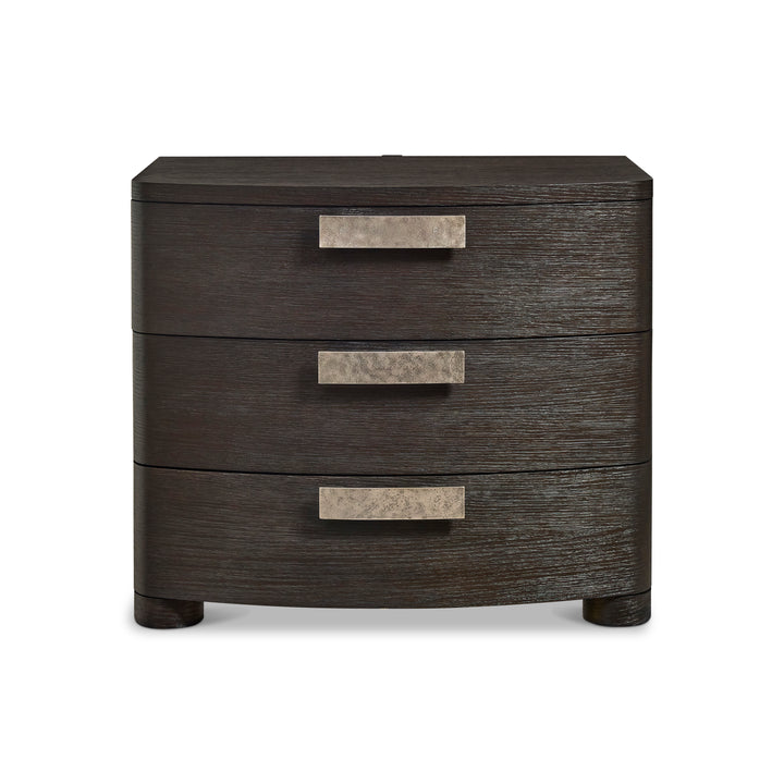 Geneve 3 Drawer Nightstand, 34"