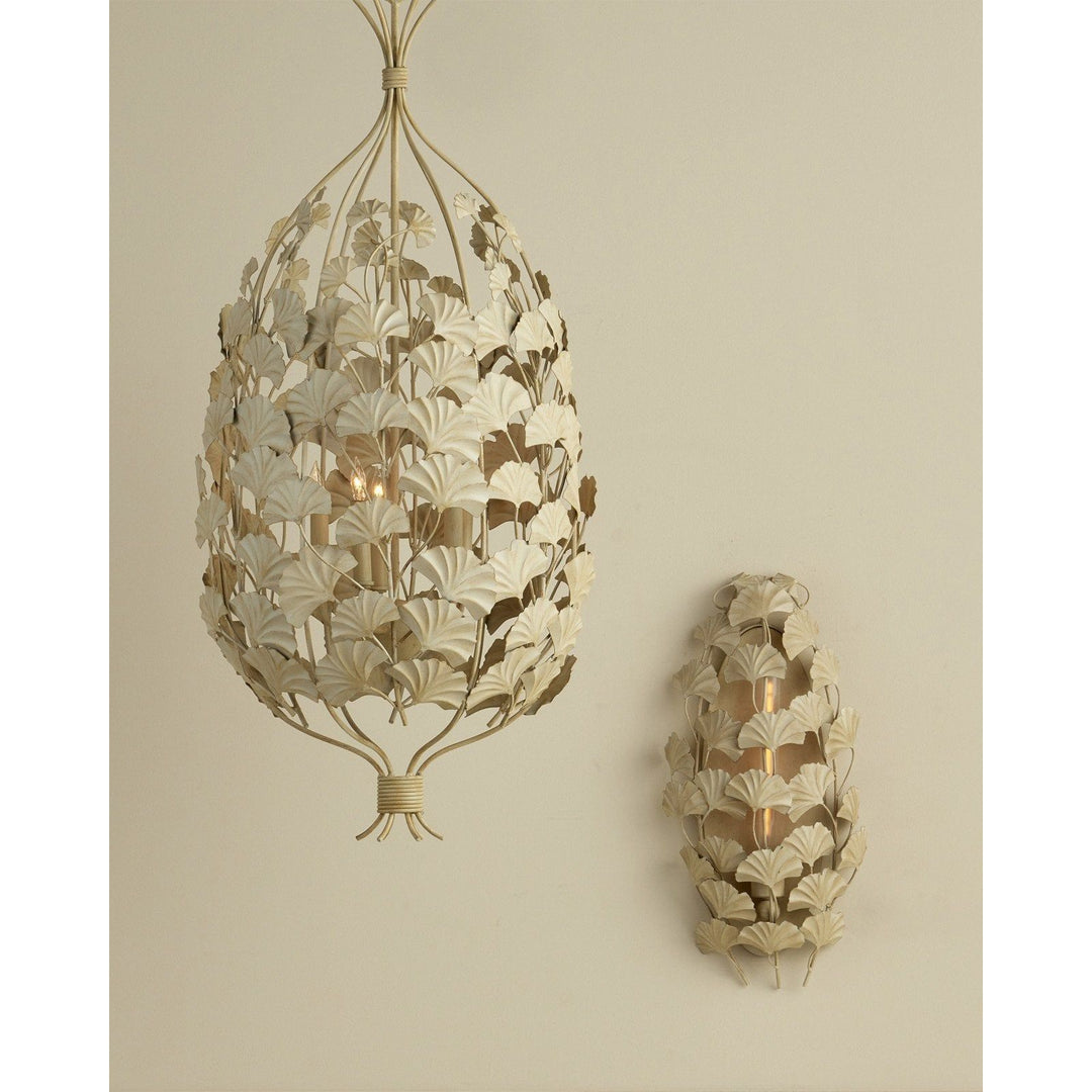 Maidenhair Ivory Wall Sconce